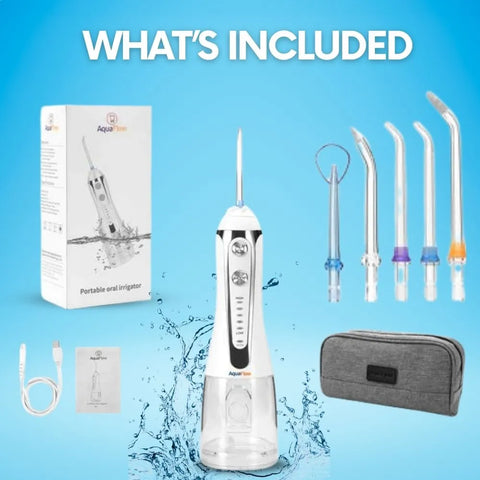 Professional Cordless Water Flosser - 2024 Upgraded Water Pick - Battery Powered & Portable