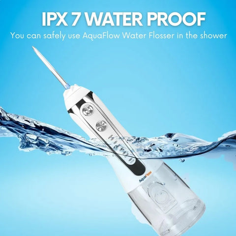 Professional Cordless Water Flosser - 2024 Upgraded Water Pick - Battery Powered & Portable